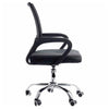 Cadeira Escritório Giratoria C/ Altura Ajustavel Base Cromada Xh-6010 Preta