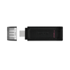Pen Drive 256gb USB Tipo C 3.2 Kingston DataTravaler 70  Preto - DT70/256GB