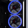 Gabinete Gamer PCYes Mid Tower Gravity Preto Com Lateral Invertida em Vidro Temperado C/ 2 Fans RGB - GRPTRGB1FV
