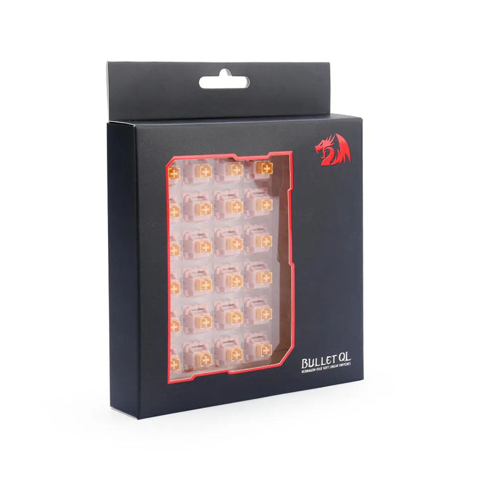 Kit Com 24 Switches Para Teclado Mecanico Redragon Linear Bullet QL - A113QL