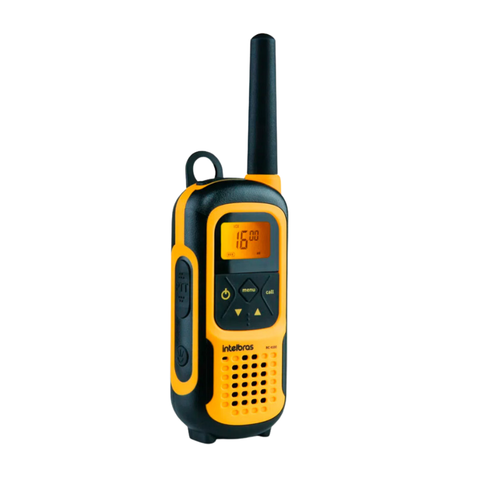 Radio de Comunicação Walkie Talkie Intelbras RC4102 Amarelo - 4528102