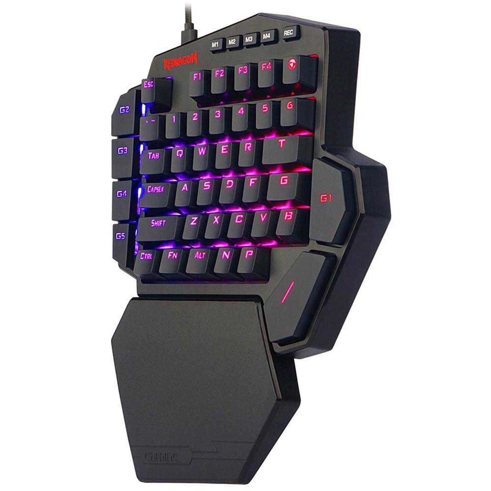 Mini Teclado Gamer Mecanico Redragon Ida Diti RGB Preto - K585RGB