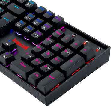 Teclado Gamer Mecanico Redragon Mitra Preto C/ RGB Switch Outemu Brown - K551RGB-1