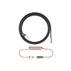 Cabo Enrolado Aviator Para Teclado Usb-A x Usb-C Akko V2 Preto e Rosa