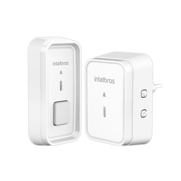 Campainha Sem Fio Com Bateria Intelbras Cib 101 Branca - 4522001