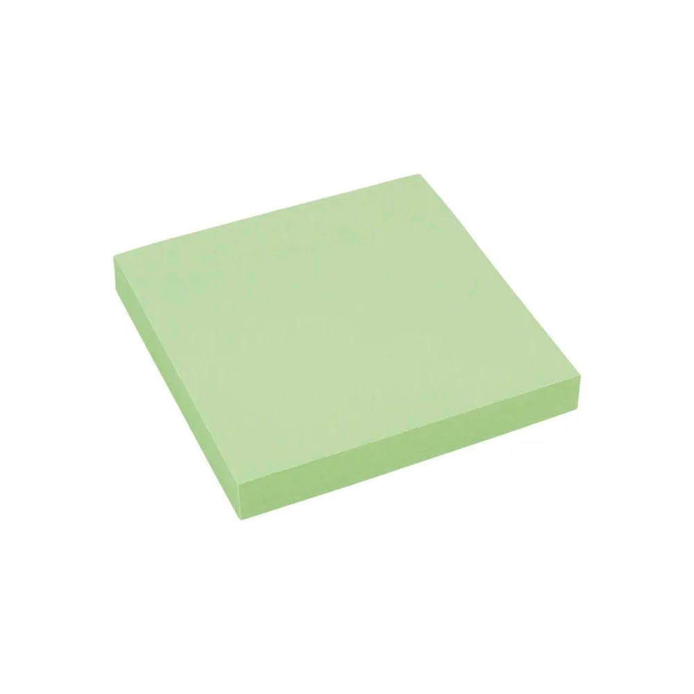 Bloco Adesivo 75x75mm Verde 100 Folhas Keep - EI020