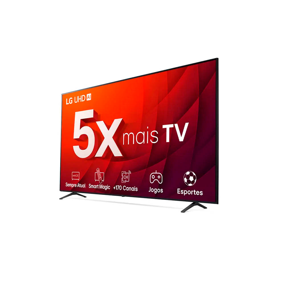 Smart TV Led LG 65" UHD Wi-fi Bluetooth USB HDMI Thinq AI Alexa Integrada - 65UR8750PSA