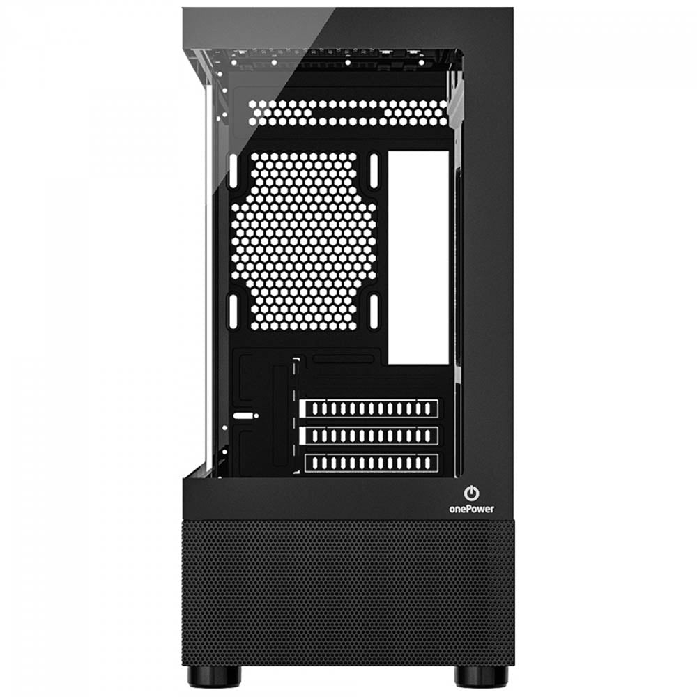 Gabinete Gamer Onepower Crystal Mid Tower lateral e Frontal em Vidro Temperado - CC-202B