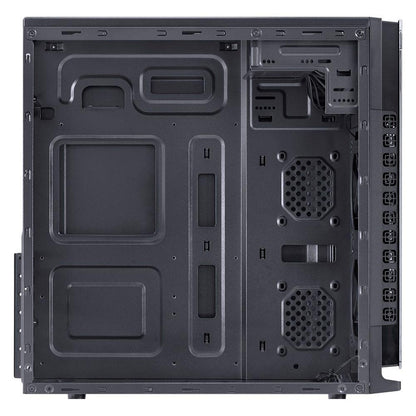 Gabinete Gamer VX Gaming Crater Com Lateral em Acrílico C/ 2x Fan 120mm Led Red - 29834