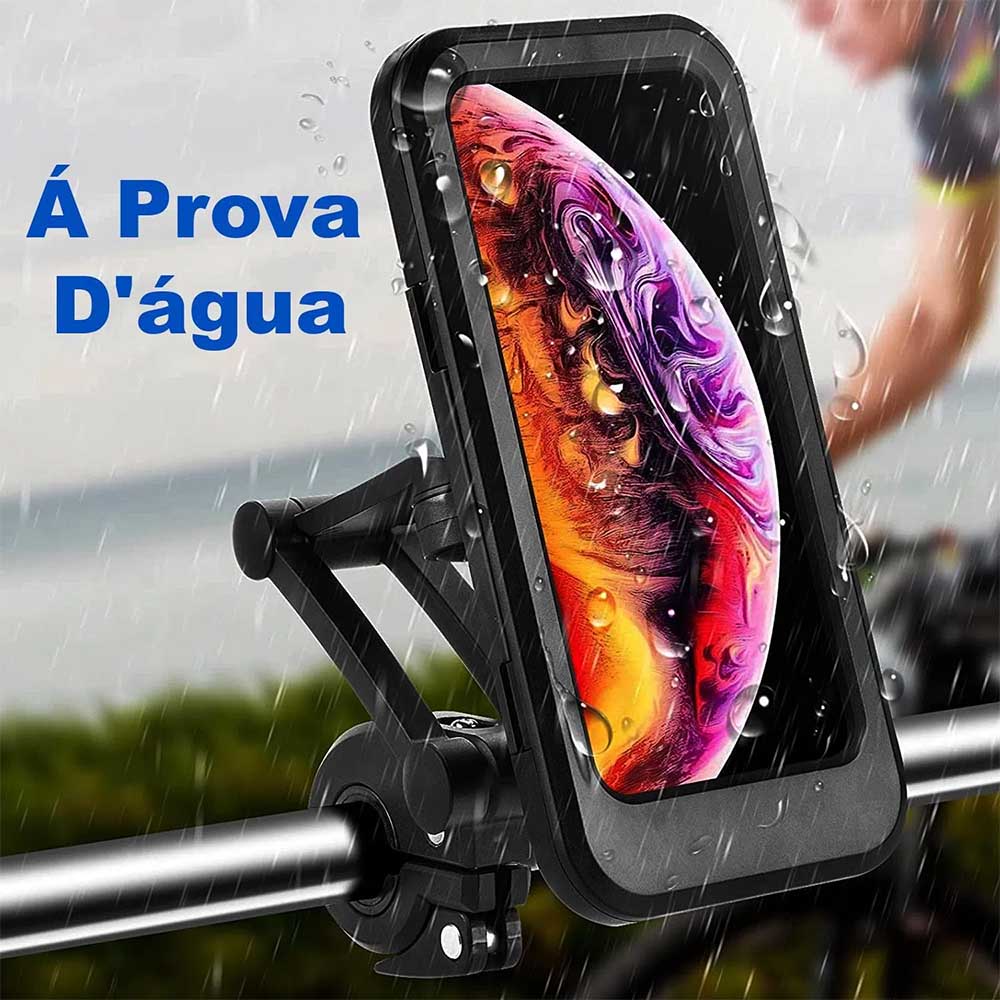 Suporte P/ Smartphone Prova D'Agua para Bicicleta Leon - HJ-89