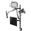 Suporte 4 em 1 Estúdio Setup Stream PCYes P/ Monitor, Microfone, Luz e Câmera - SE-MDS1041