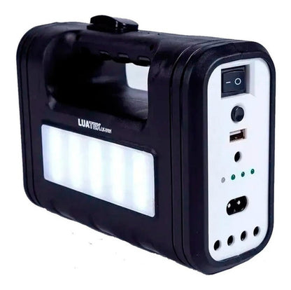 Kit de Iluminação Solar C/ Placa / Lanterna / Carregador USB e Lampadas Led Luatek - LK-3102