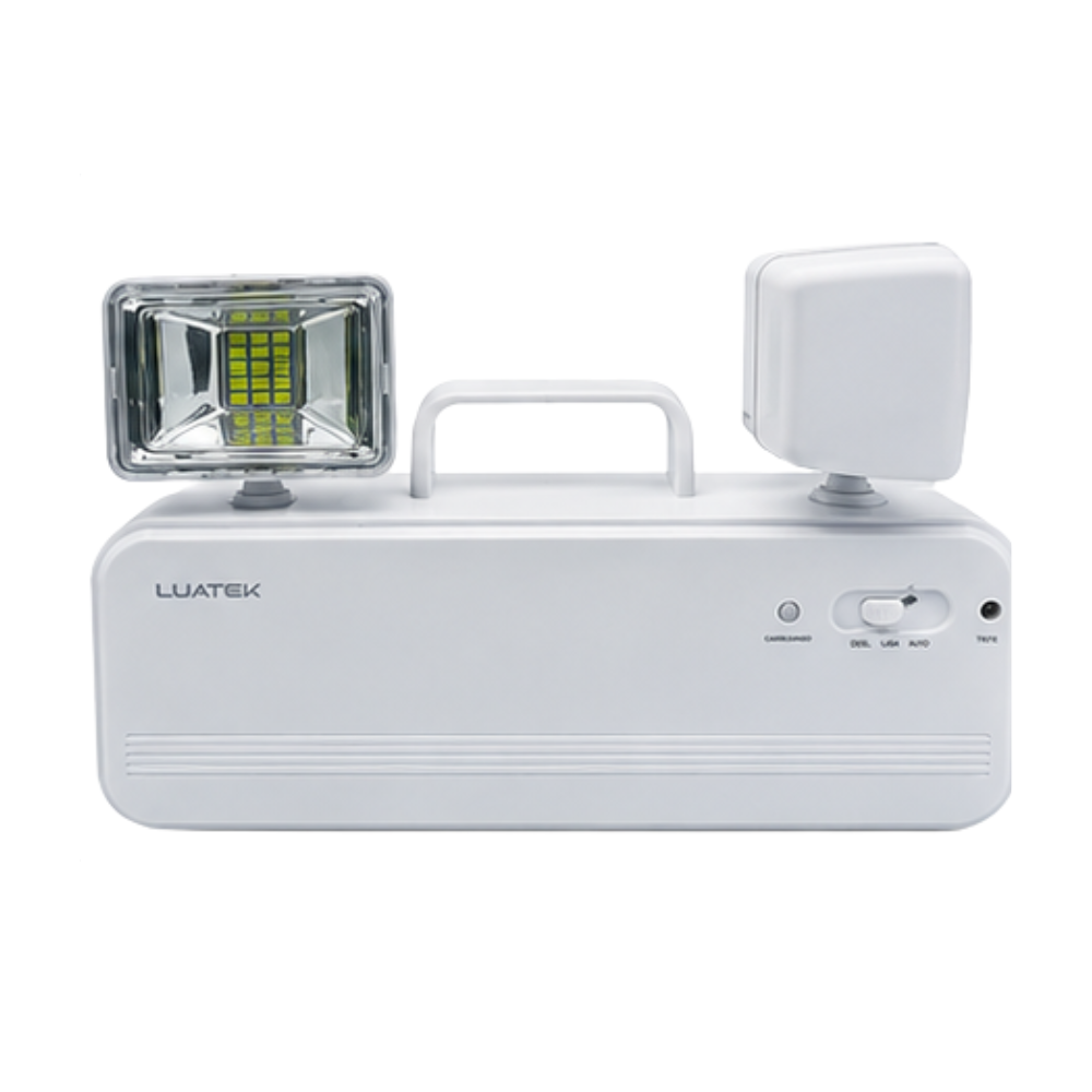 Luminária de Emergência Led 7500K Ajustável Bivolt Luatek - LK-743