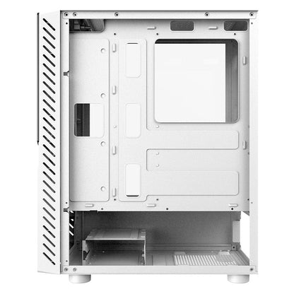 Gabinete Gamer PCYes Mid Tower Set White Ghost Branco Com Lateral em Vidro Temperado - GSWGPBR