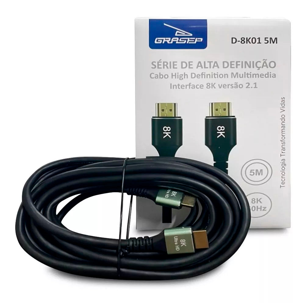 Cabo Hdmi 1.5mt 8k Grasep - D-8K01 1.5M