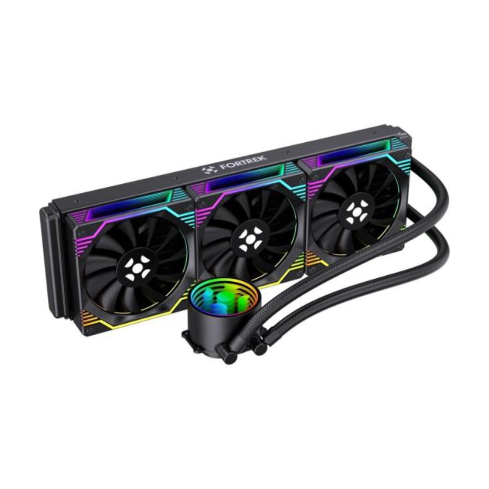 Water Cooler Triple Fan Fortrek Breezy 360mm ARGB Sync (Intel/AMD) Preto - 84962