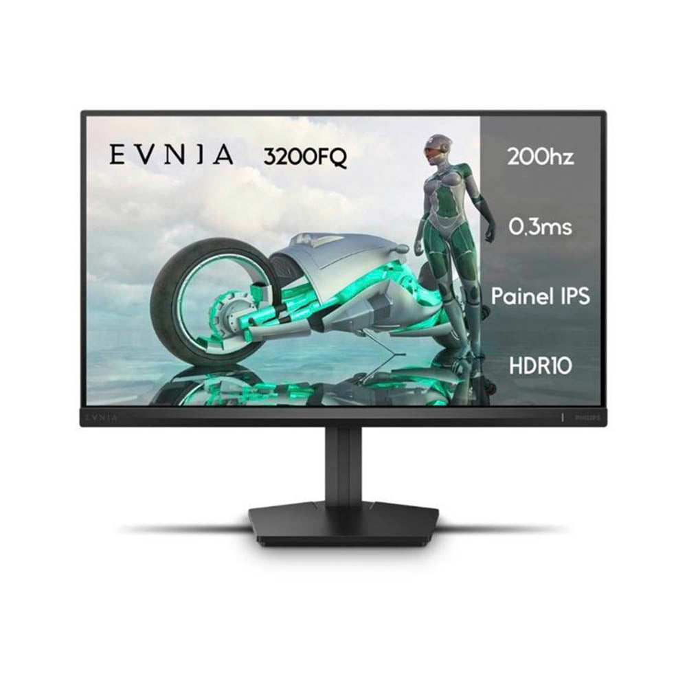 Monitor Gamer 27 Pols Philips Evnia 1920 x 1080 200hz 0,3ms FHD Hdmi DisplayPort Preto - 27M2N3200FQ/57