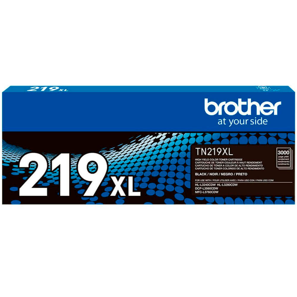 Toner Brother Preto 3000 Pags Tn-219BK XL - P/ HL-L3240CDW Truedata