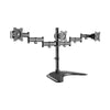 Suporte de Mesa para Três Monitores PCYes 13" a 27" Vesa 100x100 - PLMSM03A