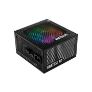 Fonte Real Atx Modular 750w Gamdias Kratos 80 Plus Gold Preta C/ RGB - KRATOS P2-750G