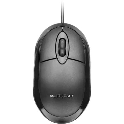 Mouse Usb Multilaser Classic Full Black - Mo300