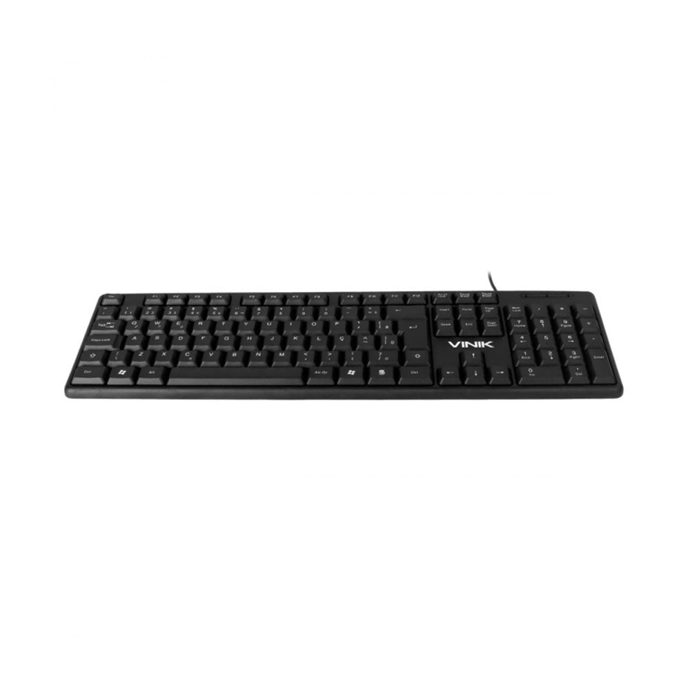Teclado USB Corp ABNT2 1.8m Preto Vinik - CT301