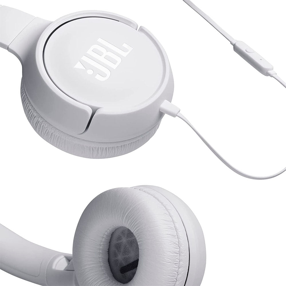 Fone de Ouvido Headphone P2 JBL Tune 500 Branco - JBLT500WHT