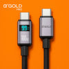 Cabo de Dados Tipo C P/ Tipo C 1m aGold Turbo 100W C/ Display - CB134