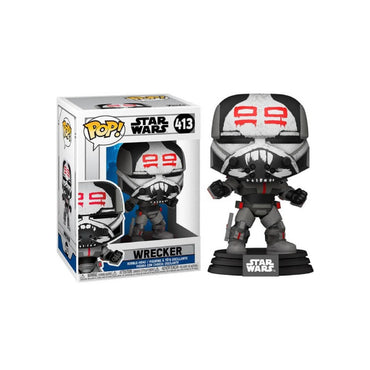 Funko Pop Star Wars: A Guerra Dos Clones - Wrecker - 85158