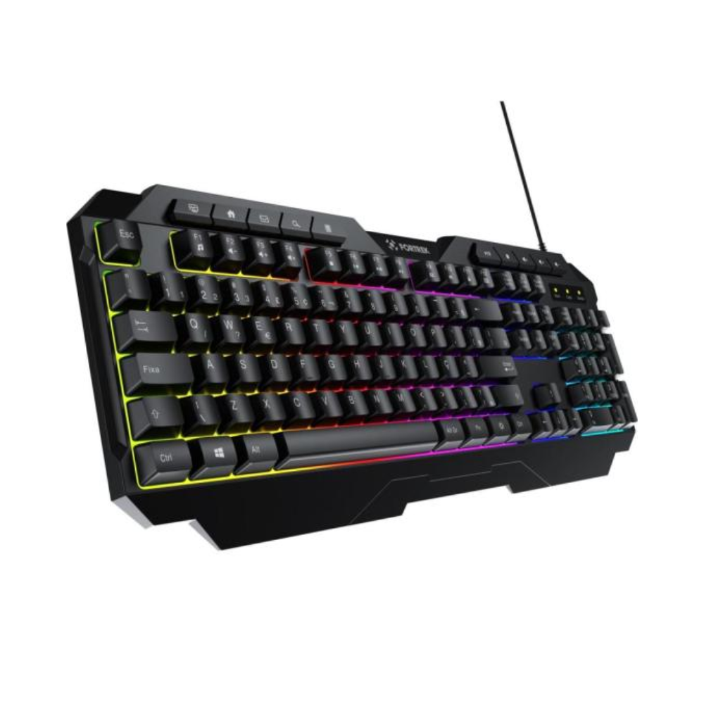 Teclado Gamer Multimidia Fortrek Shortcut Preto  - 84137