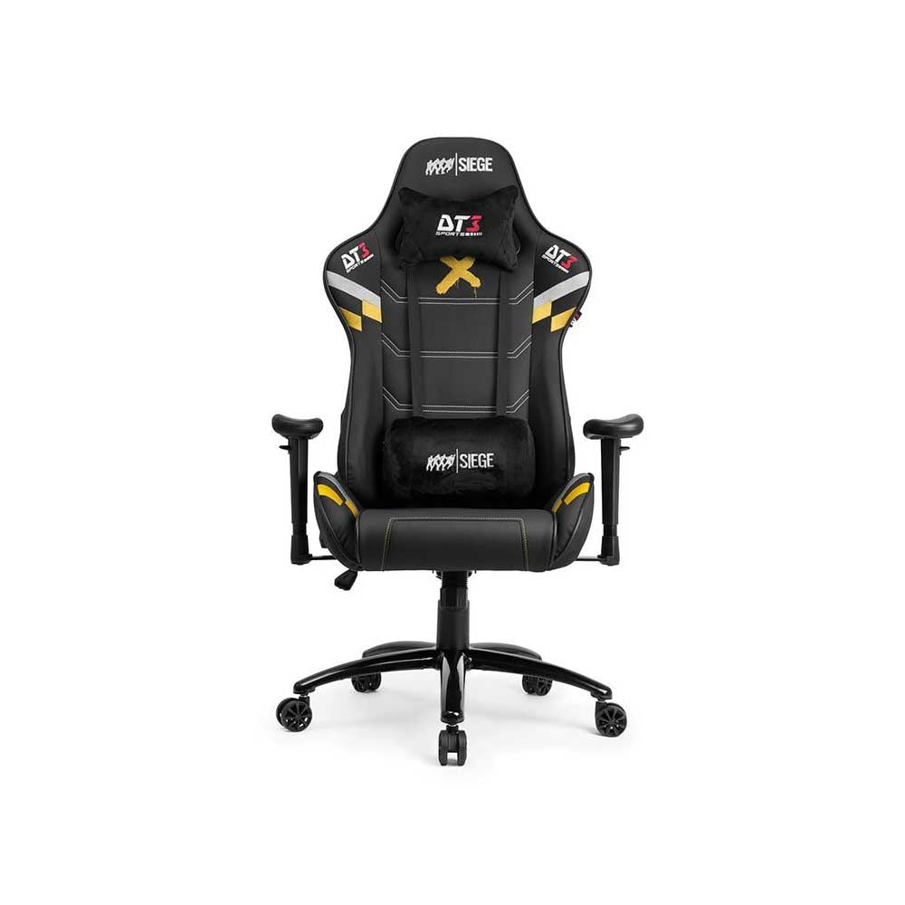 Cadeira Gamer DT3 Sports Elise Rainbow Six com Altura Ajustável e Encosto Reclinável Preto - 12344-4