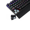 Teclado Gamer Mecanico T-Dagger Destroyer LED Rainbow Switch Azul - T-TGK305-BL (PT-BLUE)