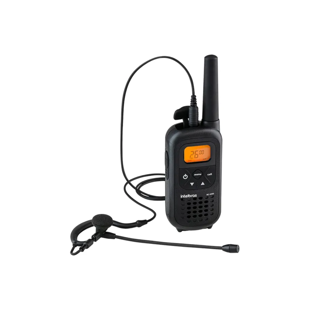 Fone De Ouvido Para Rádio Comunicador Walkie Talkie Intelbras HC20PT - 4161020