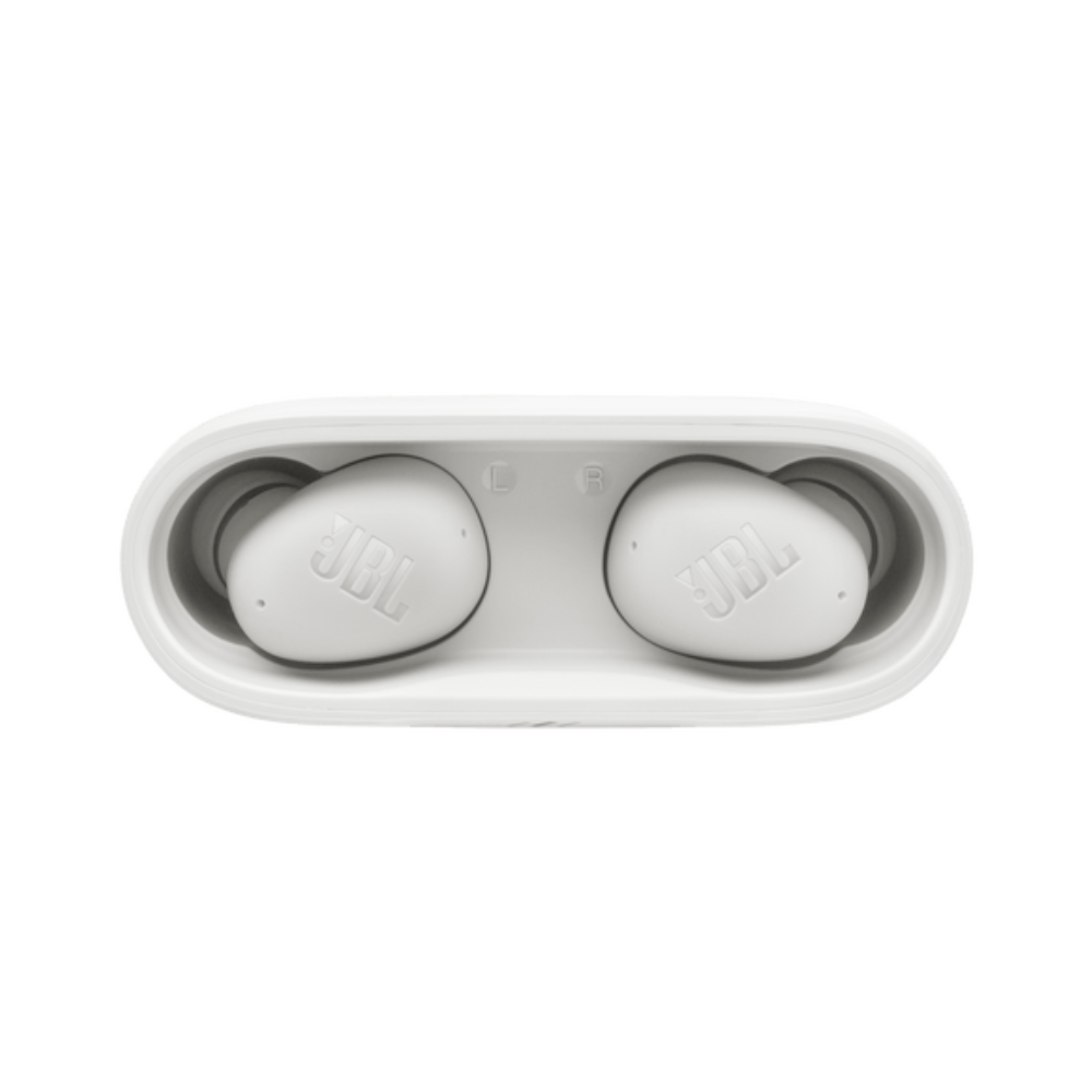 Fone De Ouvido Bluetooth JBL Intra Auricular TWS Wave Buds 2 IP54 Branco