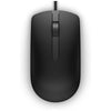 Mouse Usb Com Fio Preto Dell 1000 Dpi - MS116