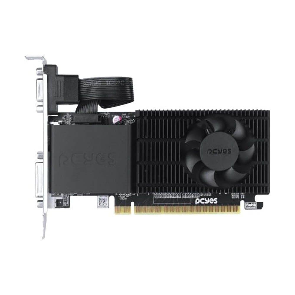 Placa De Video 4gb Ddr5 PcYes Geforce Gt730 64bits Projeto Edge Low Profile - Pvgt730Gb4Pe