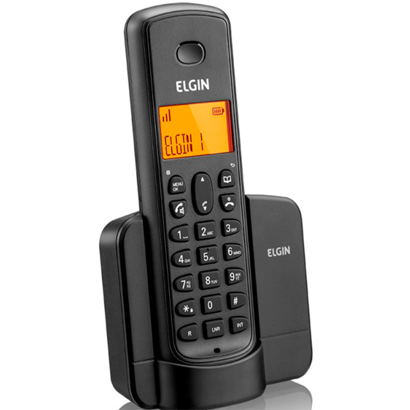 Telefone Sem Fio Elgin Tsf 8002 + 1 Ramal - Dect6.0 Teclado Iluminado, Identifica