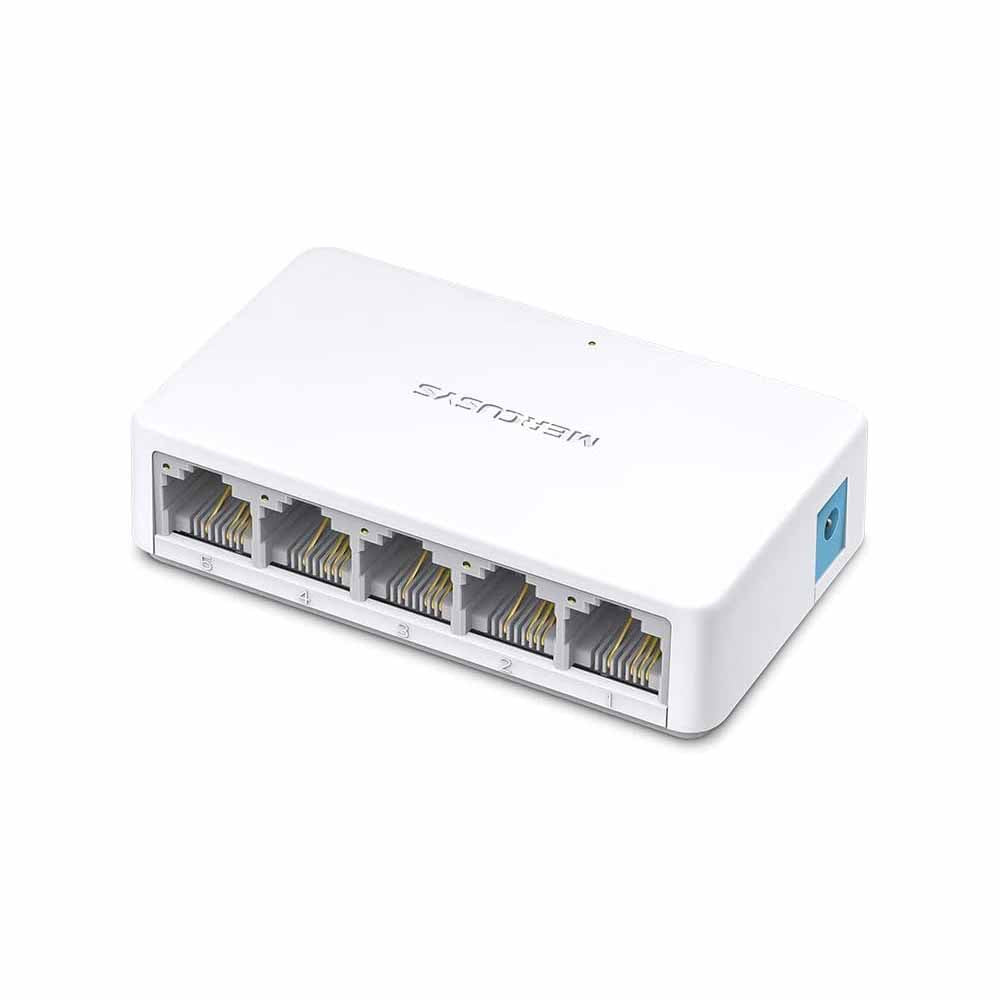 Switch 05 Portas Fast Ethernet 10/100Mbps Mercusys - MS105 Truedata