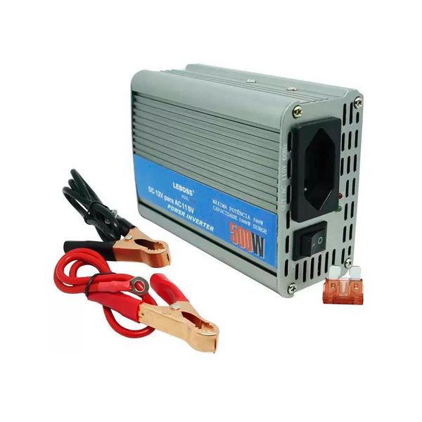 Inversor De Potência 12v Para 110v Veicular 500w Leboss LB-507 Saida Ac