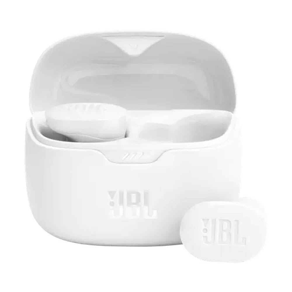 Fone De Ouvido Bluetooth JBL Intra Auricular TWS Tune Buds IP54 Branco Truedata