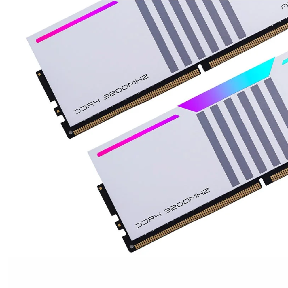 Memoria para Desktop Gamer DDR4 8gb 3200mhz 1.35V ARGB Rise Mode Aura Branco - RM-D4AW-8G-3200ARGB