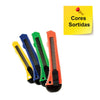 Estilete Largo Keep c/ Trava Multi Cores - EI171