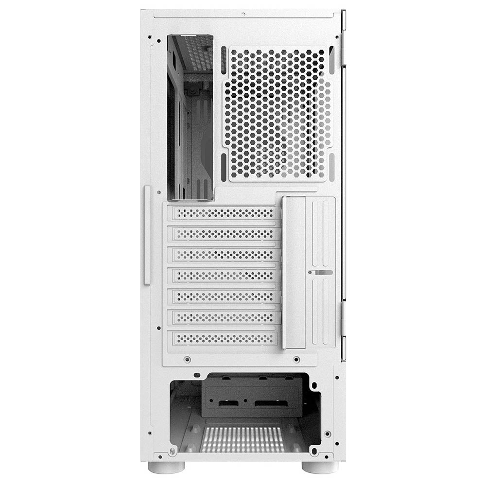 Gabinete Gamer PCYes Mid Tower Set White Ghost Branco Com Lateral em Vidro Temperado - GSWGPBR