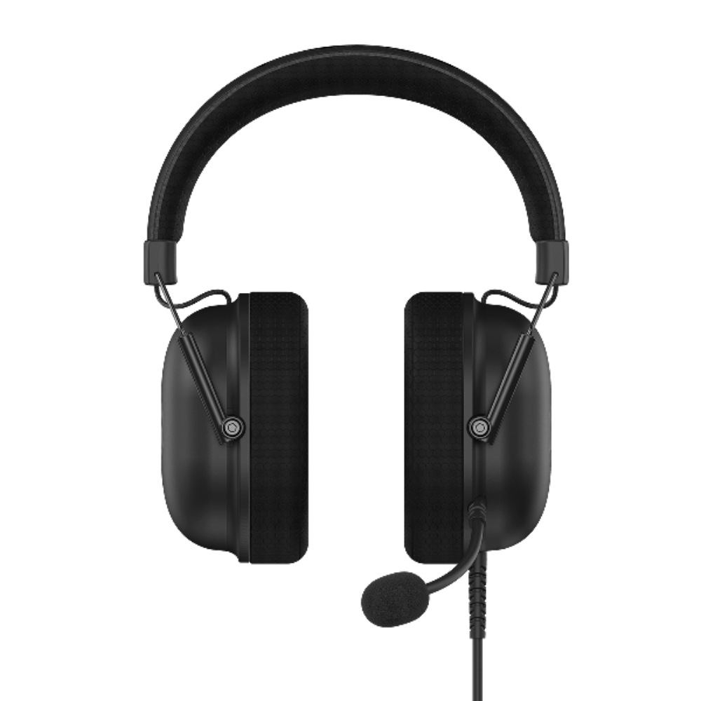 Headset Gamer PCYes Kamar Black Vulcan Usb C/ Mic Destacável Preto - HGKM50BV