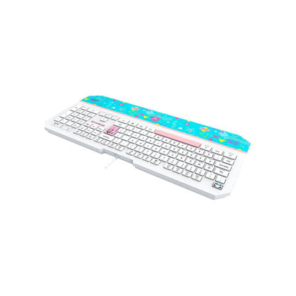 Teclado Gamer Membrana Redragon Luluca RGB Apoio de Pulso Integrado Personalizado - L502 Truedata