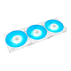 Kit 3x Cooler Fan Para Gabinete  Rise Mode  Led  ARGB Branco 120mm - RM-XLD-02-ARGB