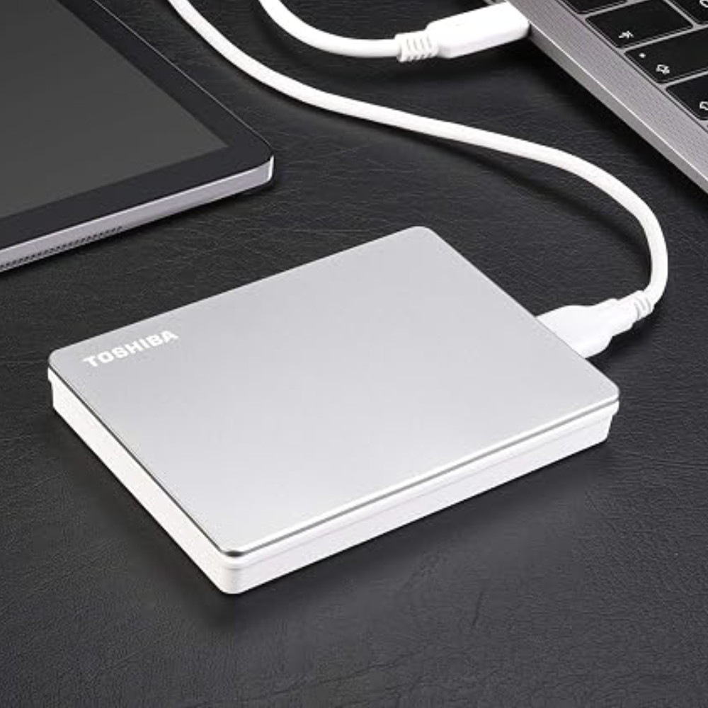 Hd Externo 1tb Toshiba Canvio Flex Usb 3.2 Prata - HDTX110XSCAA