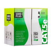 Cabo De Rede Cat5e Furukawa Sohoplus Cx C/305mts Azul