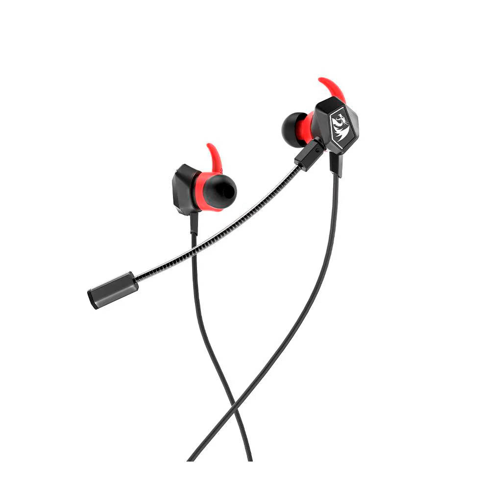 Fone de Ouvido Gamer Intraauricular C/ Microfone Gamer Redragon Bomber Elite P3 / P2 - E300 Truedata