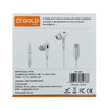 Fone De Ouvido USB Tipo C com Microfone aGold Branco - FN-A67